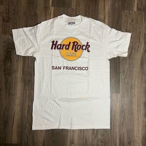 Vintage 90s Hard Rock Cafe San Francisco Single Stitch Hanes T-Shirt Medium USA
